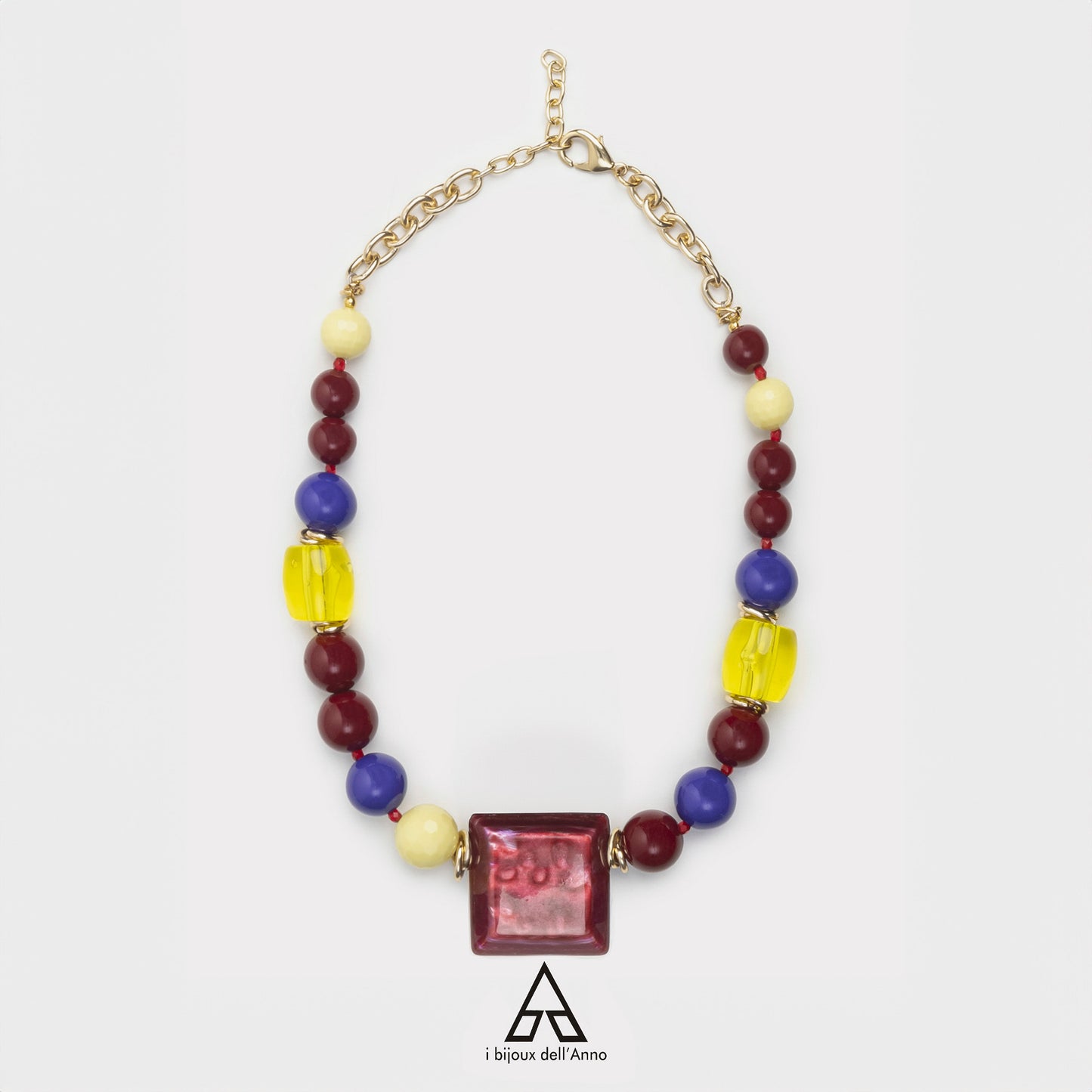 COLLANA BURGUNDY