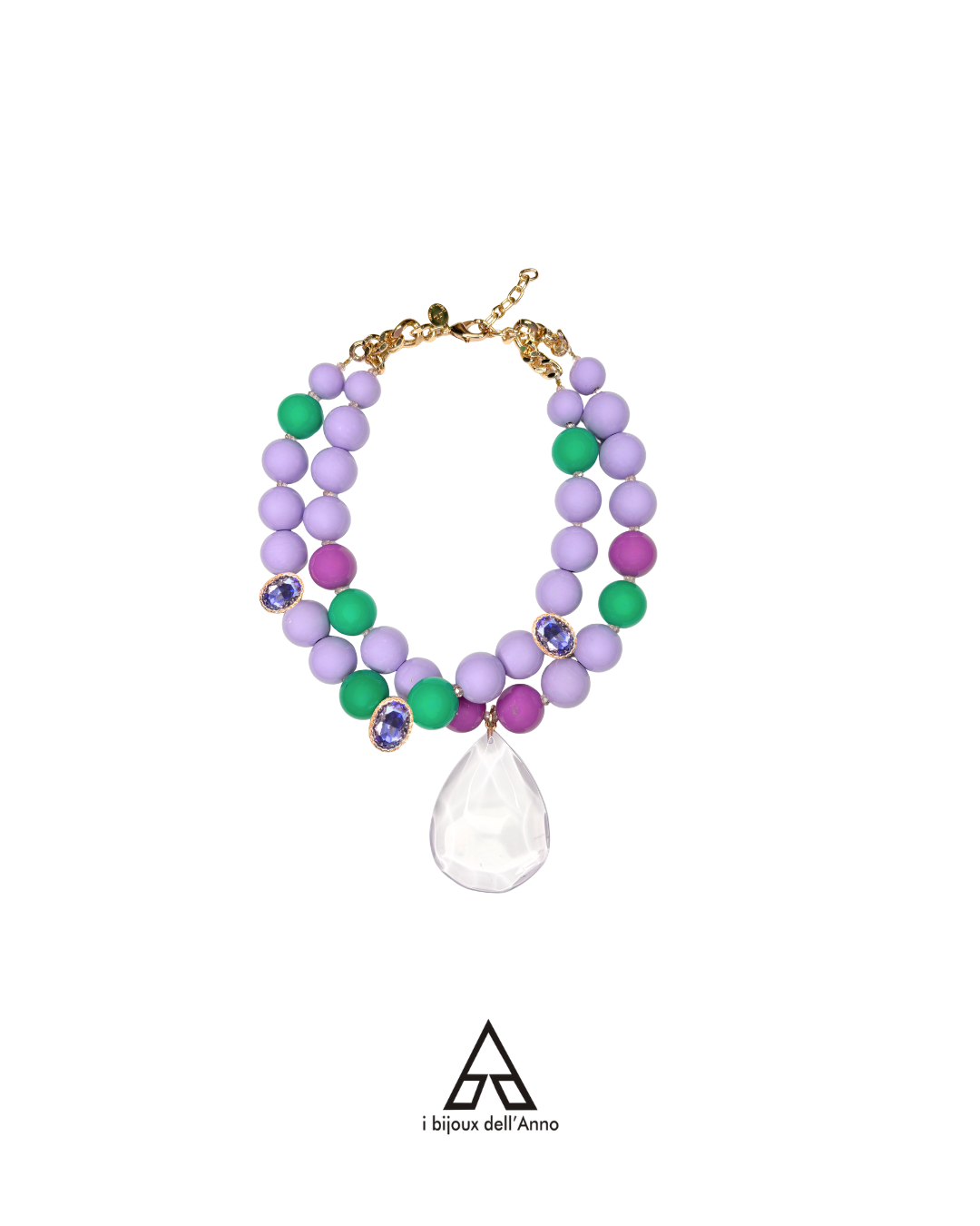 COLLANA CRISTALLO BOTANICO