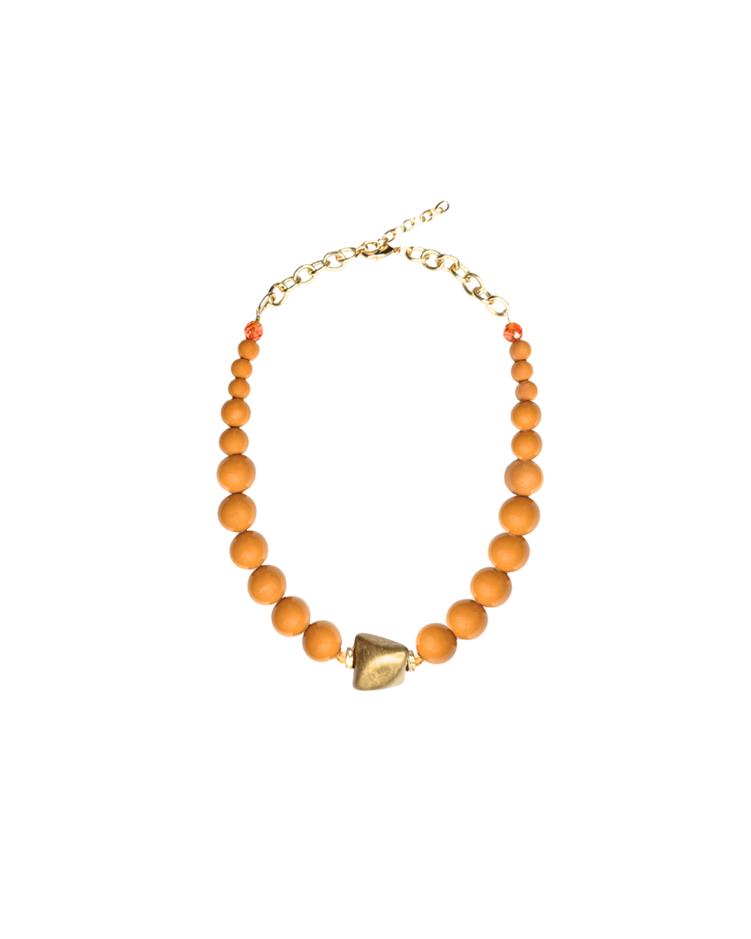 COLLANA FOLIAGE CAMEL
