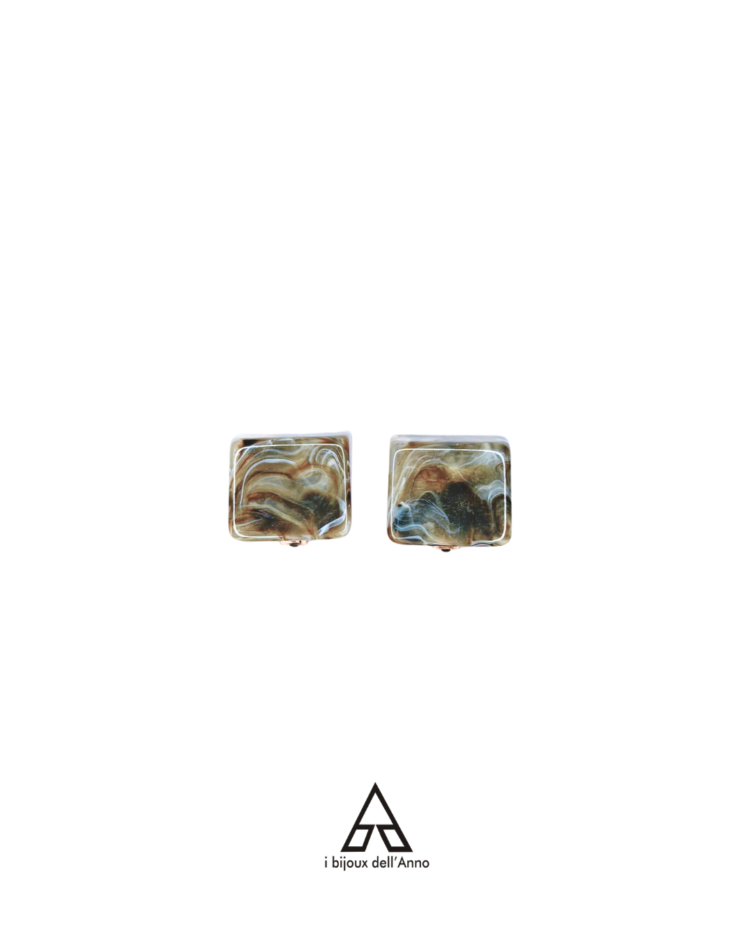 ORECCHINI BOTTONE ONICE