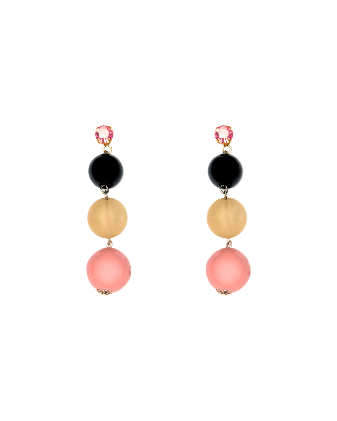 ORECCHINI BLACK BLOOM