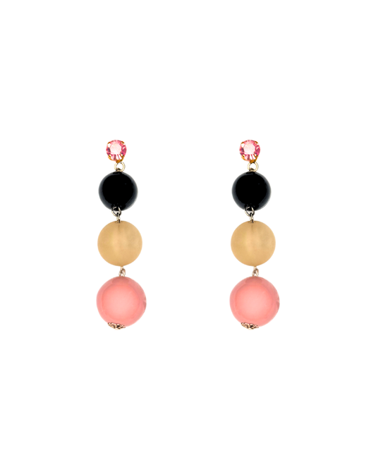 ORECCHINI BLACK BLOOM