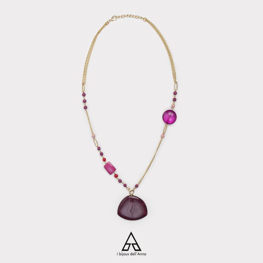 COLLANA FUCSIA ROYAL